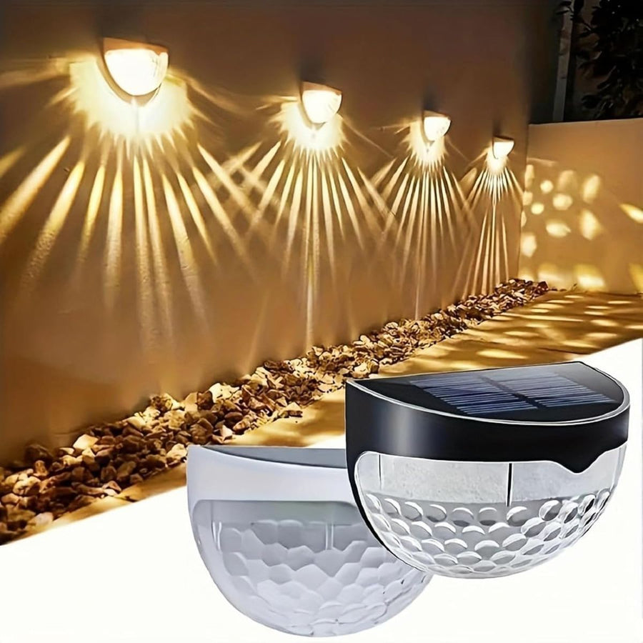 Raised Garden Bed Solar Lights Magnetic with Dusk to Dawn Sensors Wide Angle IPX4 Waterproof Solar Powered Lights Outdoor for Planter Raised Beds Garden Patio Yard Fence, Warm White - White - Size 4 Pack