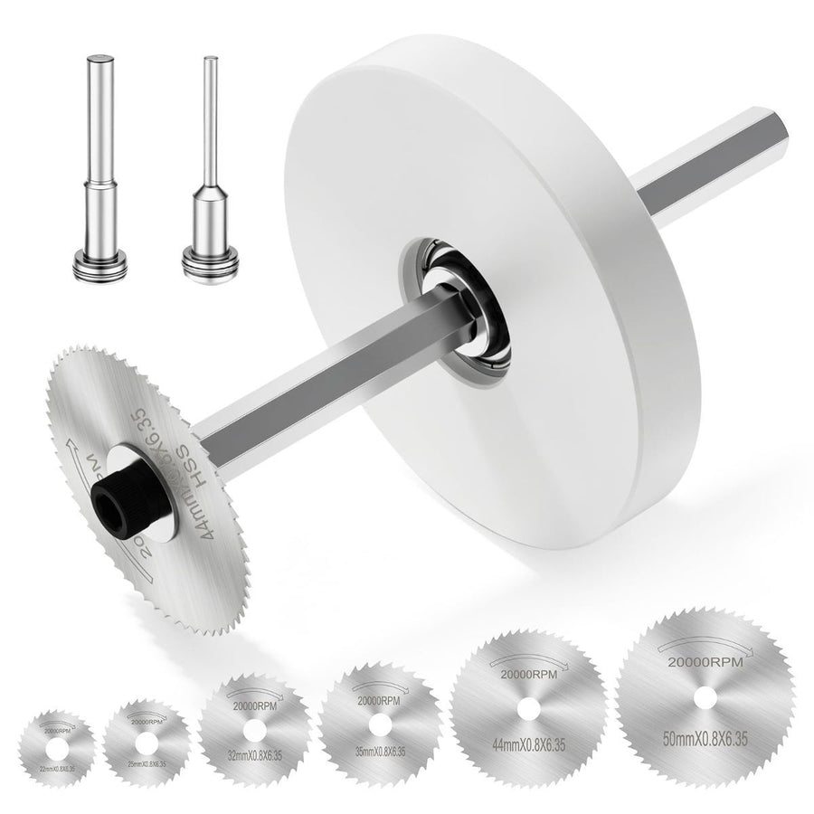Inside Pipe Cutter for PVC Pipe - Internal PVC Cutter Tool with 6 HSS Saw Blades & 3.15" Guide Disc, Adjustable Depth Plumbing Tool for Shower Drain, Toilet Flange, ABS, Soft Metal