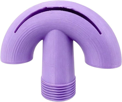 Pool Fountain Nozzle for Backyard Swimming Pools, Threaded Fountain Head Accessory for Home Pool Play and Relaxation Nozzle Threaded Attachment Backyard Accessory Swimming Head Return Curved Moving - Purple - Size 1Pcs