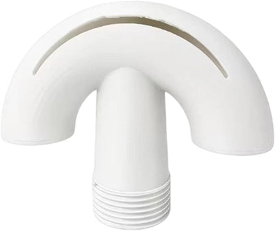 Pool Fountain Nozzle for Backyard Swimming Pools, Threaded Fountain Head Accessory for Home Pool Play and Relaxation Nozzle Threaded Attachment Backyard Accessory Swimming Head Return Curved Moving - White - Size 5Pcs