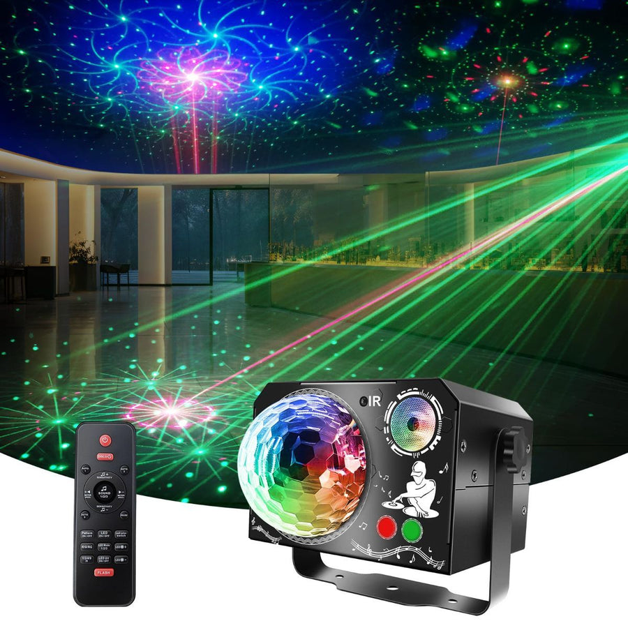 Disco Ball Light RGB Magic Ball Strobe Pattern Light with UV Light, Suitable for Home Parties, Halloween Parties, Bars, Christmas Parties and Weddings