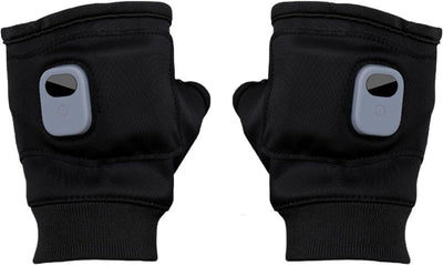 Rechargeable Wireless Heated Gloves Women'S Heated Gloves Fingerless Heated - Black - Size Fits Adult Hands