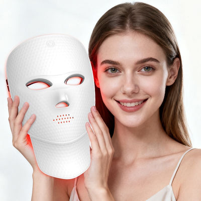 LED Therapy Mask Facial Mask Beauty Device Neck Mask Skincare Anti-Aging
