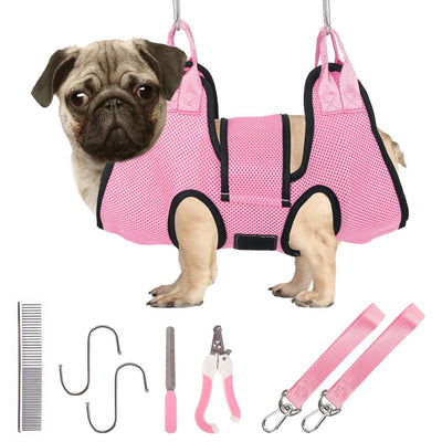 Pet Grooming Hammock Dog Harness Nail Clippers For Dogs And Cat Nail File For Pets Pet (S)