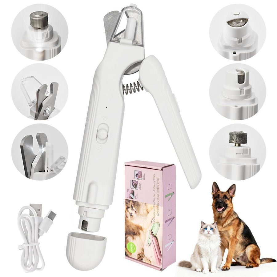 Pet Nail Clipper Cat Nail Clipper Dog Nail Clipper Nail Grinder LED Nail