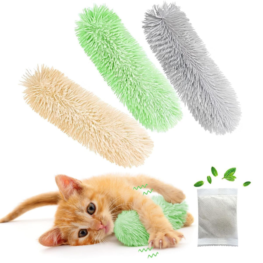 3-Piece Cat Toys Interactive Cat Toys Cat Pillow Toys Catnip Toys Indoor Cat Toys Soft