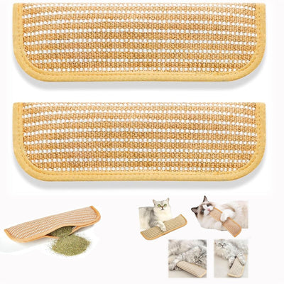 2PC Cat Toys Catnip Toys Interactive Cat Toys Catnip Kicker Soft Sisal Pillow Cat