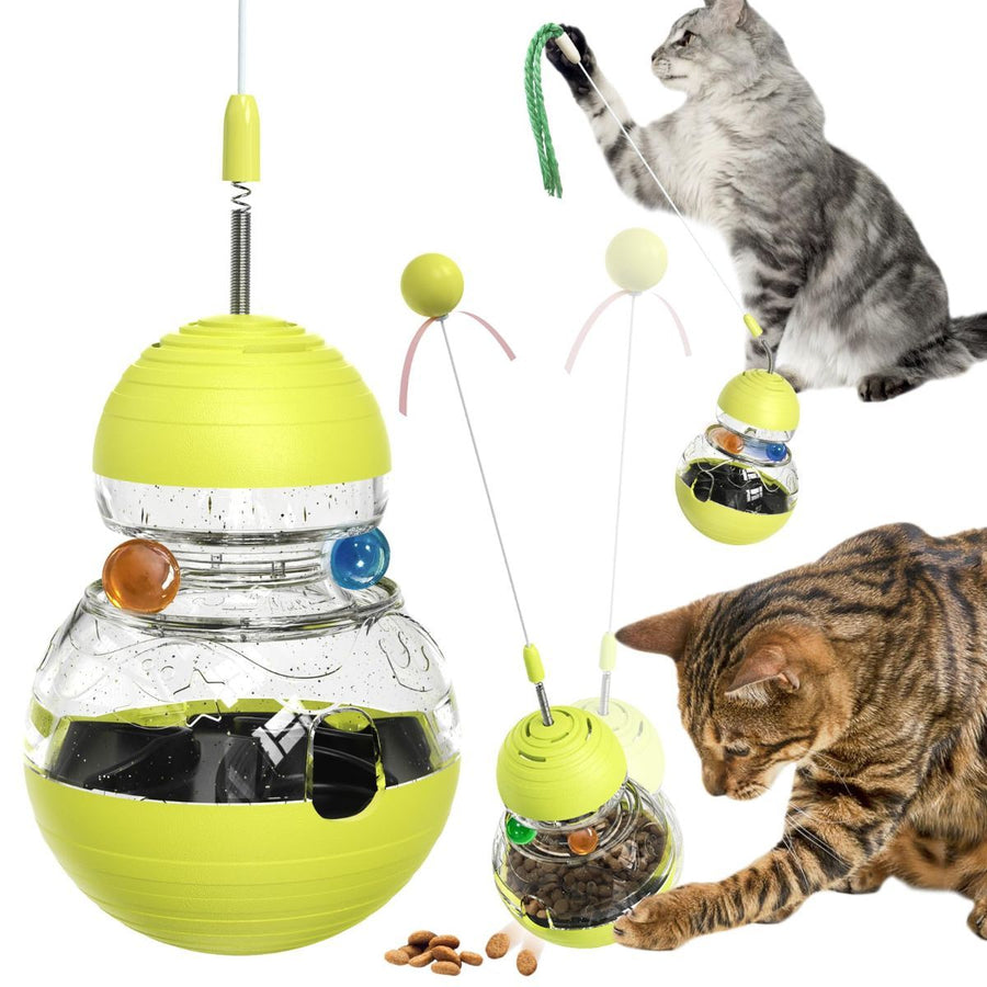Cat Toy Treat Dispensing Ball Indoor Cat Toy Kitten Toy Mental Stimulation Cat