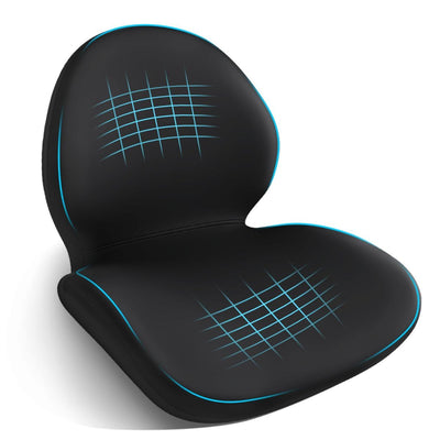 Car Seat Cushion with Lumbar Support Pillow - Memory Foam Driver Seat Cushion for Back & Sciatica Pain Relief, Washable Cover, Non-Slip Bottom for Long Driving, Office Chair & Truck - Black - Size 17.7in*15.7in*15.7in