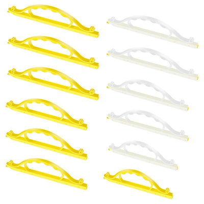 12Pcs Handheld Bag Clips For Food Storage, Reusable Chip Bag Clips With Handle, Grip Sticks Bag Sealers, Strong Load Bearing Sealing Clips For Snack Cereal