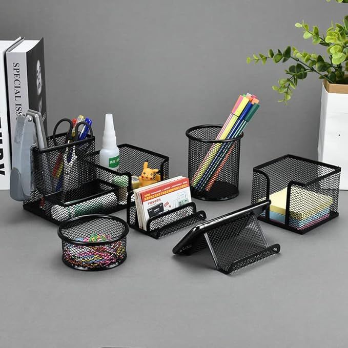 6-set Desk Organisers, Pen Holder for Stationeries & Pencils, Accessories