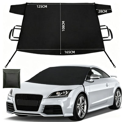 600D Snow Fropcs Windshield Cover  165x108cm windproof Fropcs Protection compatible with Cars  SUVs