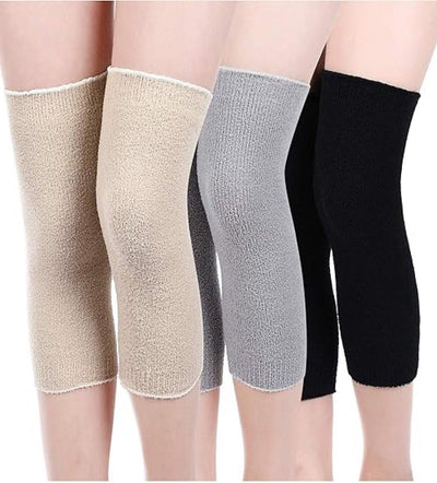 3 Pack Womens Winter Knee Pads Warm Coral Fleece, One Size