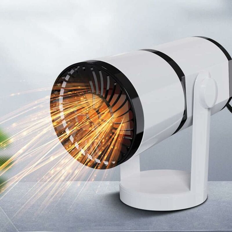 Car Heater Defroster Dehumidifier Portable 360 Degree Rotating Windshield Heater, 12V