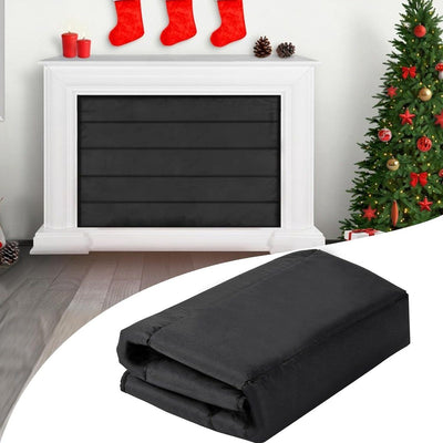 Magnetic Fireplace Cover Draft Stopper for Indoor Heat Loss