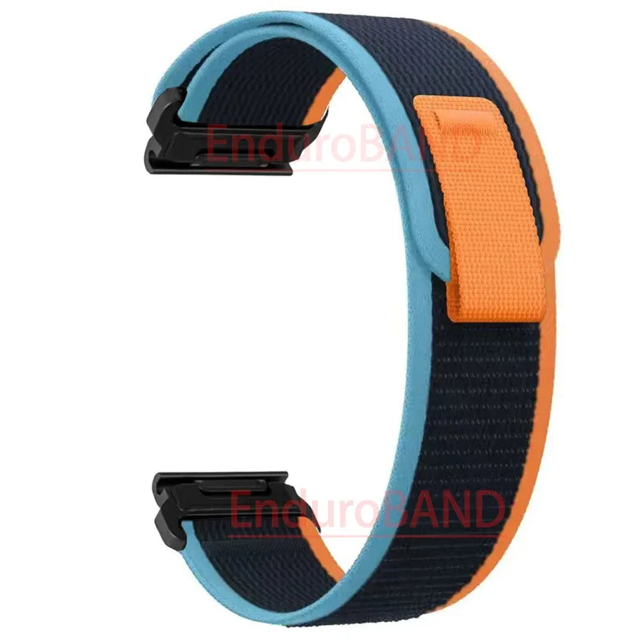 Nylon Watch Band Compatible with Garmin Fenix 7 7X 6X Pro Enduro Instinct Mk1 Epix Gen 2 A19, 20mm