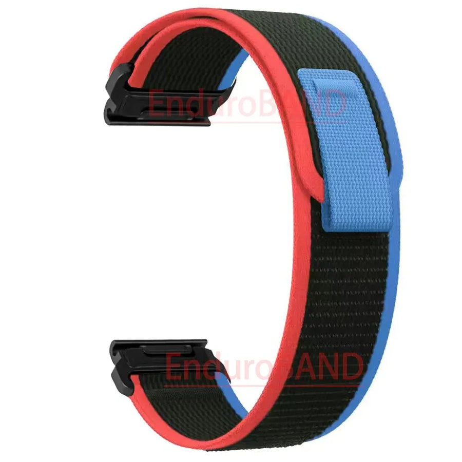 Nylon Watch Band Compatible with Garmin Fenix 7 7X 6X Pro Enduro Instinct Mk1 Epix Gen 2 A13, 20mm