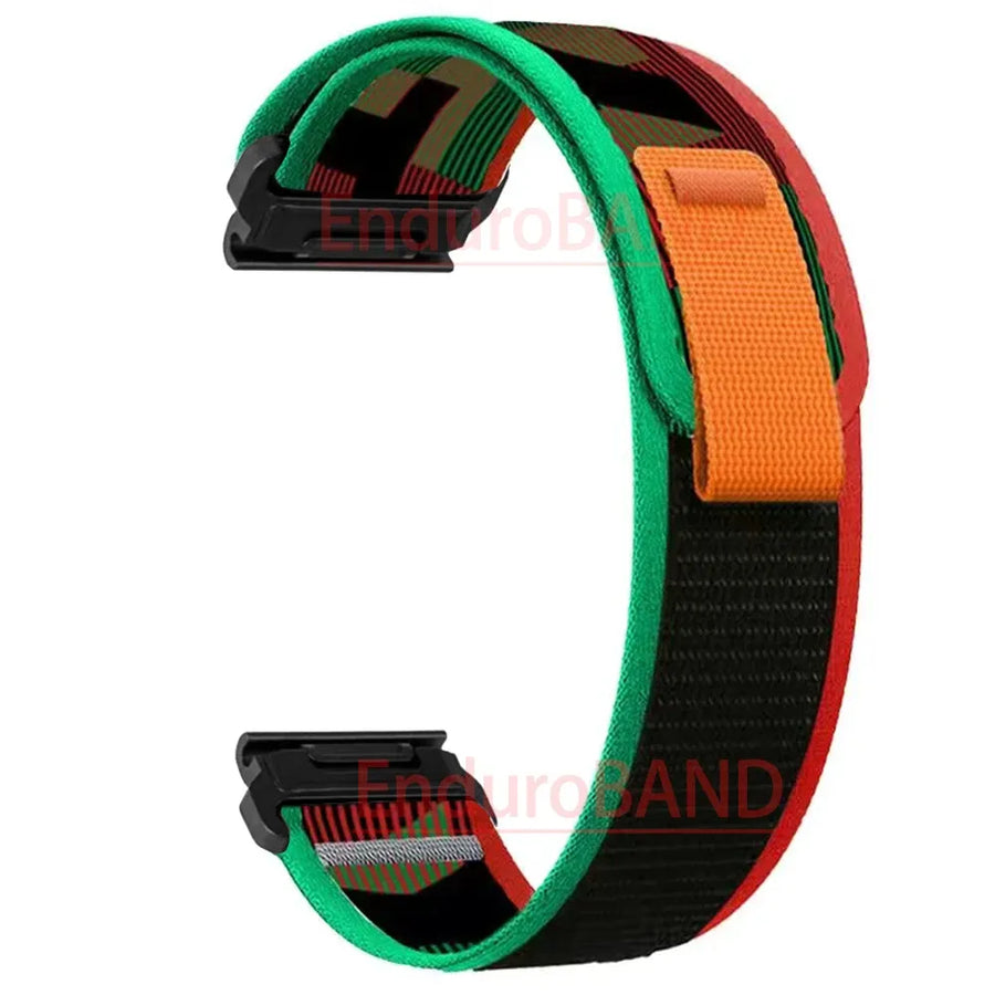 Nylon Watch Band Compatible with Garmin Fenix 7 7X 6X Pro Enduro Instinct Mk1 Epix Gen 2 A7,22mm