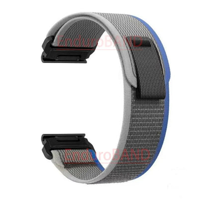 Nylon Watch Band Compatible with Garmin Fenix 7 7X 6X Pro Enduro Instinct Mk1 Epix Gen 2 A15,22mm