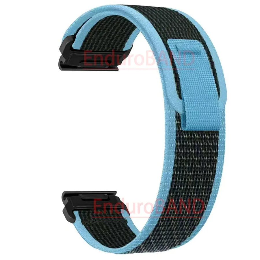 Nylon Watch Band Compatible with Garmin Fenix 7 7X 6X Pro Enduro Instinct Mk1 Epix Gen 2 A19,26mm
