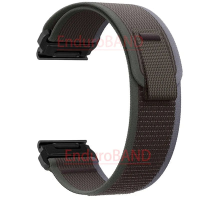 Nylon Watch Band Compatible with Garmin Fenix 7 7X 6X Pro Enduro Instinct Mk1 Epix Gen 2 A4,26mm
