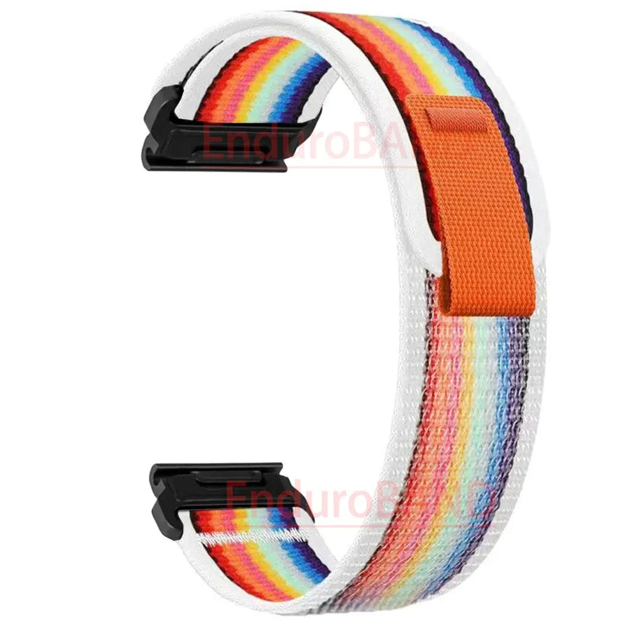Nylon Watch Band Compatible with Garmin Fenix 7 7X 6X Pro Enduro Instinct Mk1 Epix Gen 2 A8,26mm