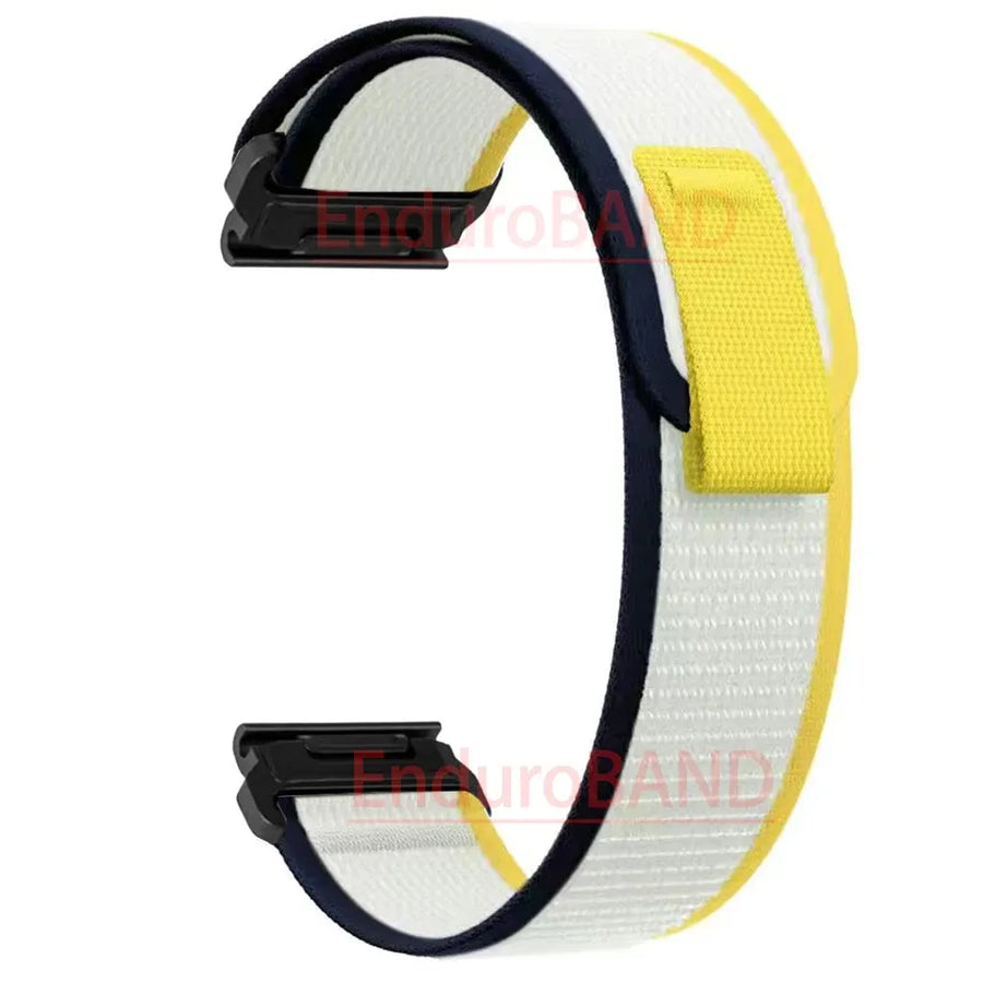 Nylon Watch Band Compatible with Garmin Fenix 7 7X 6X Pro Enduro Instinct Mk1 Epix Gen 2 A13,26mm