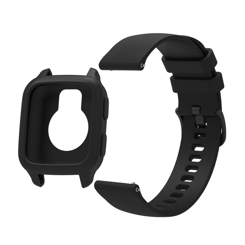 Garmin Venu Sq 2 Watch Strap with case - Dark Blue