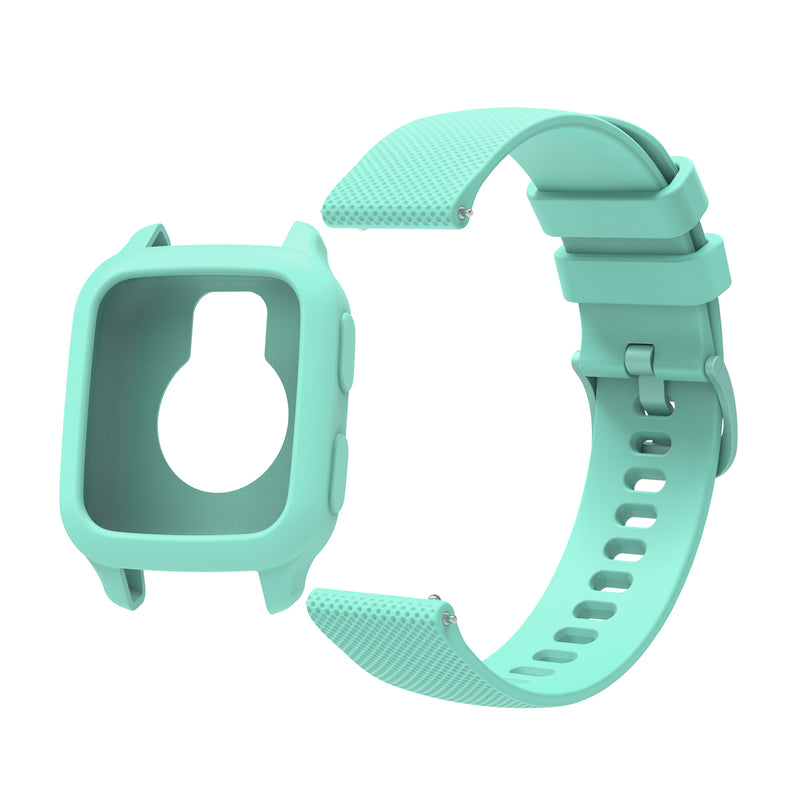 Garmin Venu Sq 2 Watch Strap with case - Dark Blue