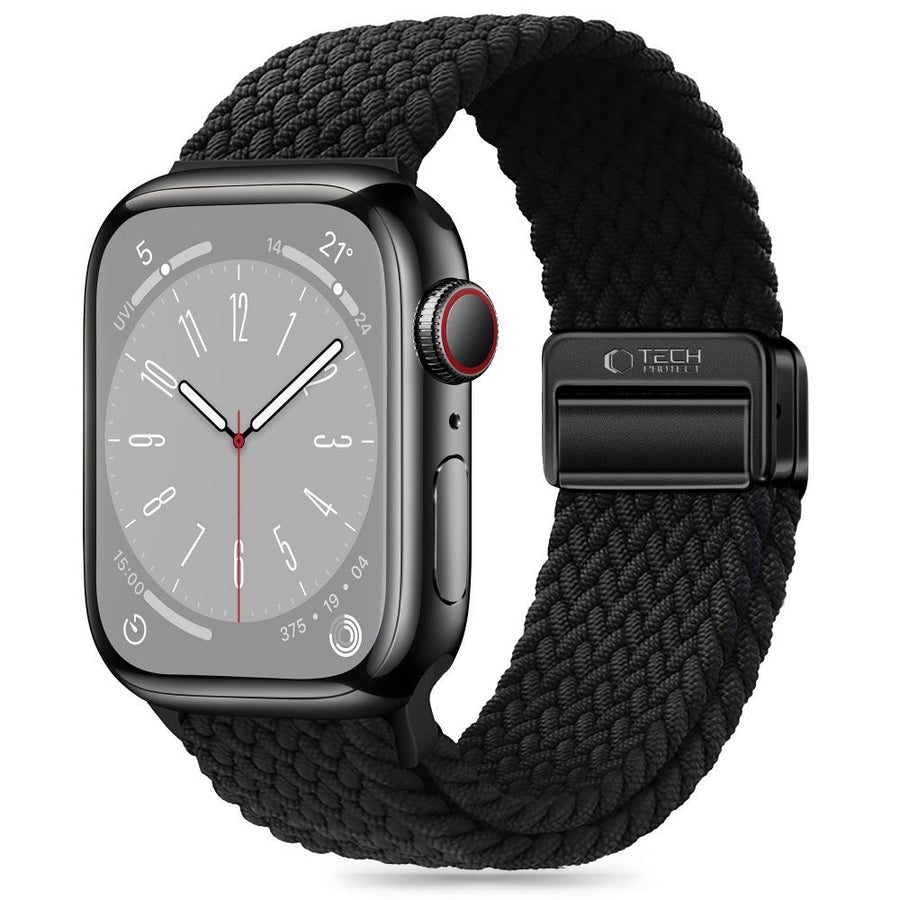 Tech Protect NylonMag Watch Band Compatible with Apple Watch, 42mm 44mm 45mm 46mm 49mm