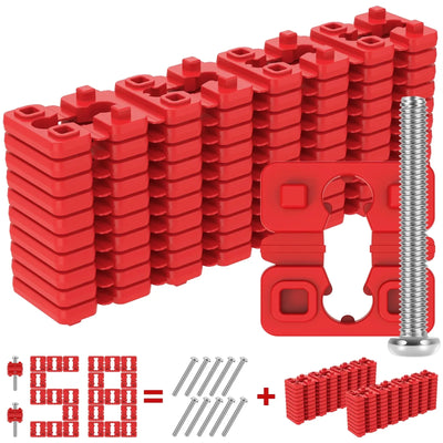 148 Pcs Electrical Outlet Box Spacers, Stackable Plastic Flush Mount Shims for Receptacles