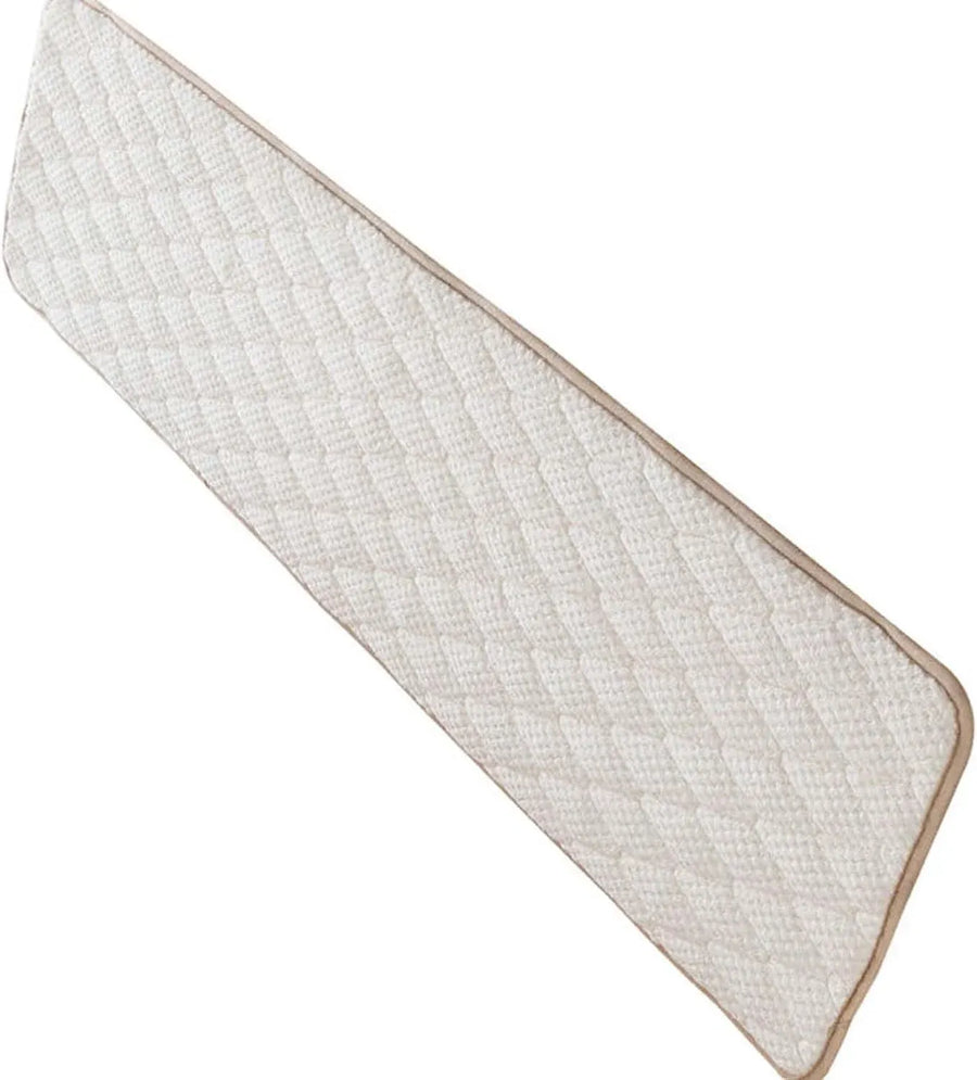 Beige Bench Cushion Pad, Non Slip Plush Sponge Seat Mat for Indoor Outdoor Patio Swing, 11.81 x 59.06 In