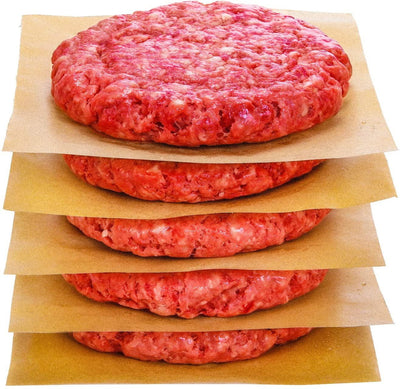 200 Count 6 x 6 In Parchment Paper Squares, Non Stick Sheets for Burgers Freezing Baking