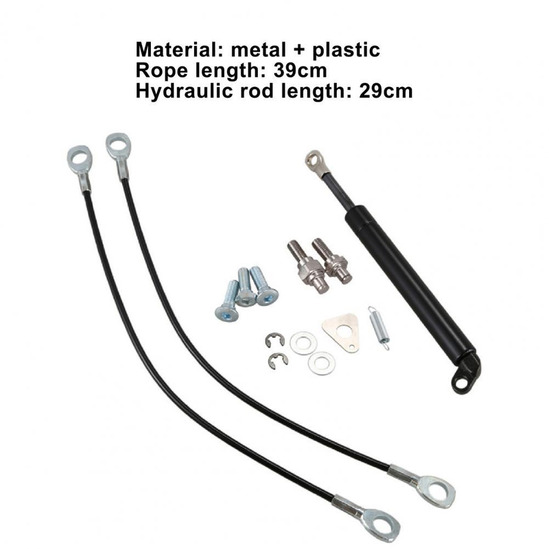 Tailgate Slow Down Shock Strut Damper Kit For Isuzu D-Max Pickup Rear Door Lowering Gas Strut Support Rod With Safety Cables Complete Mount Hardware