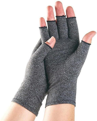 Fingerless Gloves, Wrist Warmers, Fingerless, for Cold Weather, Travel and Daily Winter Wear, 19.2 x 7.7 cm, Grey