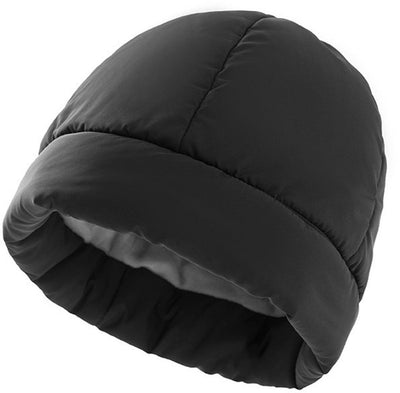 Men's Beanie, Winter Hat Bike Helmet Warm Thin, Warm Winter Hat, Thermal Hat, for Bicycle, Scooter and Motorcycle Riding, 58-60cm, Black