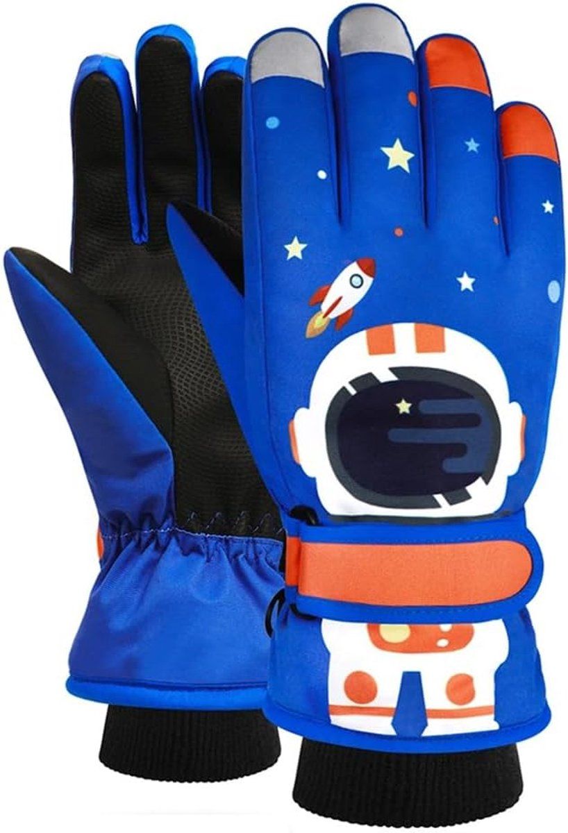 Winter Gloves, Warm gloves, Gloves, children's gloves, waterproof children's gloves, for Cold Weather, Travel and Daily Winter Wear, Blue