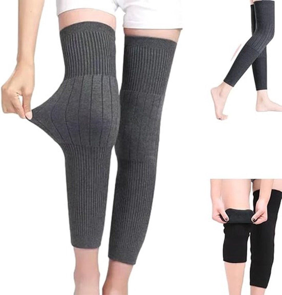 1 Pair, Knee Socks, Knee Protectors, Stylish Winter, Leg Support and Warmth, Winter Warmth, for Cold Weather, Travel and Daily Winter Wear, 50 cm