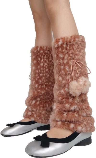 Warm Leg Warmers for Women, Leg Warmers, Plush, Foot Covers, Plush Legging Socks, for Cold Weather, Travel and Daily Winter Wear, 40 cm