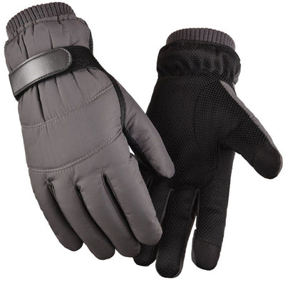 Gloves, Winter Gloves, Touchscreen Gloves, Cycling Gloves, Non-slip, for Cold Weather, Travel and Daily Winter Wear, Grey