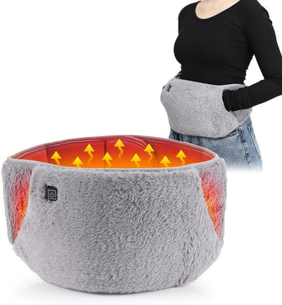 Electrically Heated Waistband with Hand Warmer, Electric Heating Pad, Relieves Menstrual Cramps, Menstrual Heating Pad, for Home, USB