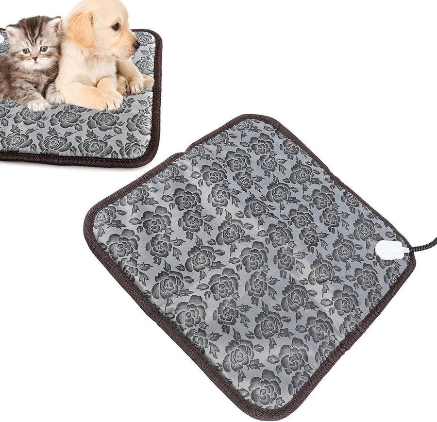 Electric Pet Heating Pad, Bite-Resistant Heating Pad, Constant Temperature for Cats and Dogs, Easy-to-Clean Pet Heating Pad, 45 x 45 cm