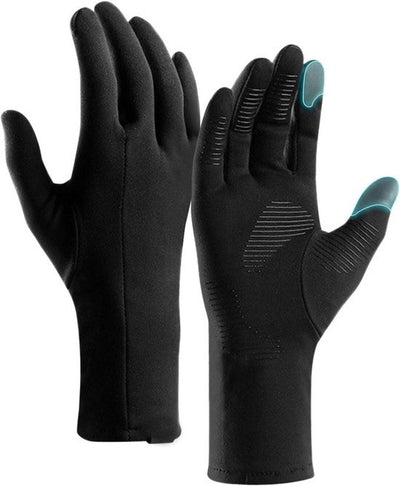 Winter Gloves, Winter Touchscreen Warm Gloves, Men's Lightweight Running Gloves Cold Weather Thermal Non-Slip Gloves, M