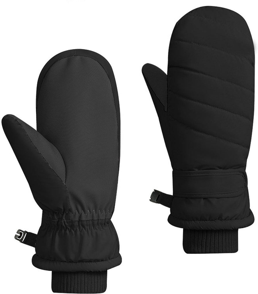 Ski Gloves, Women's Ski Gloves, Waterproof ski gloves for women in winter, Non-slip touchscreen snowboard gloves, 26 x 12 x 6.5 cm, Black