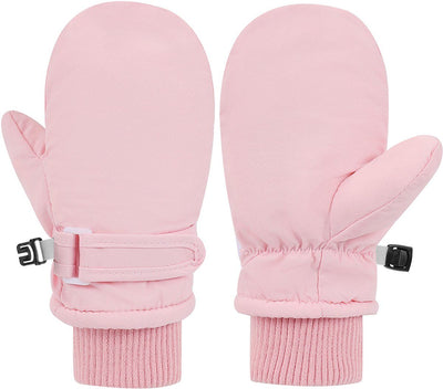Children's Winter Gloves, Children's Mittens, Warm Children's Gloves, Ski Gloves, Girls' Mittens, for Cold Weather, Travel and Daily Winter Wear, Pink