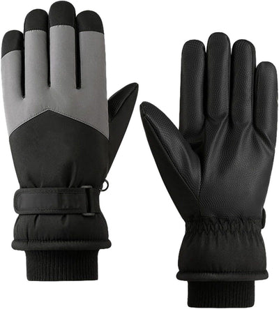 Gloves, Winter ski gloves, windproof and waterproof, with touchscreen functionality and fleece lining, ideal for skiing, fits all, 30 x 28 x 40 cm