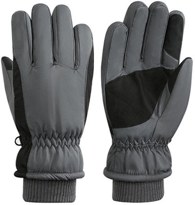 Ski Gloves, Touchscreen Gloves, Winter Gloves for Men and Women, Warm Gloves, Cycling Gloves, for Cold Weather, Travel and Daily Winter Wear, Grey