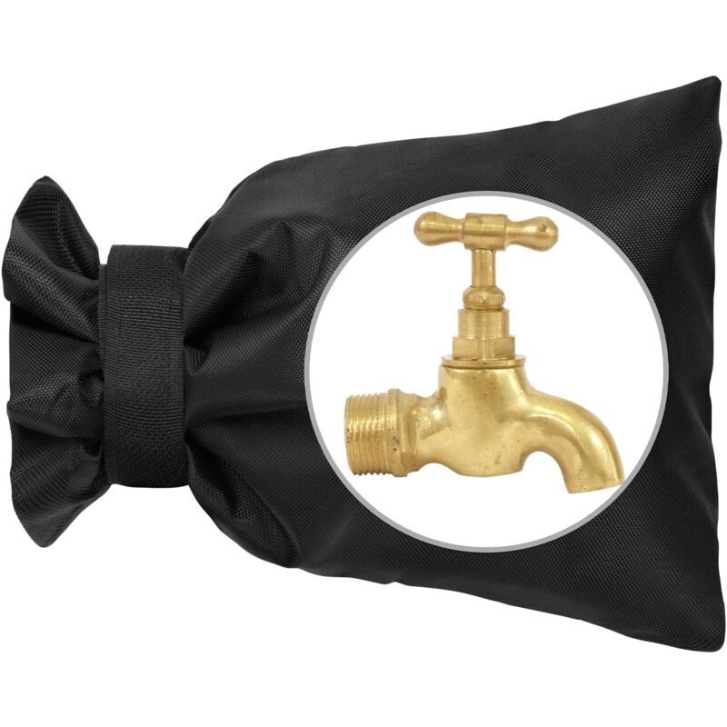 2 pcs Antifreeze Faucet Cover, Outdoor Faucet Cover, Waterproof Garden Faucet Cover, for Winter Frost Protection, Oxford cloth material