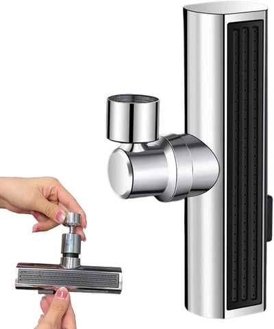 Faucet Spray Nozzle- 3 Spray Modes Faucet Nozzle- 3 Spray Modes Sink Faucet Parts- Splashproof Bathroom Faucet Attachment Sprayer for Restaurant