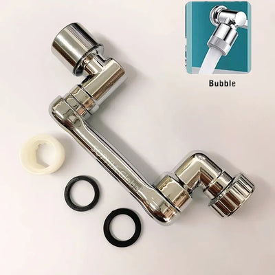 New 1080 Degree Rotation Universal Rotation Faucet Sprayer Head For Sink Faucet Extender Splash Bubbler Nozzle Kitchen Tap 22/24 Adaptor 1080 one mode